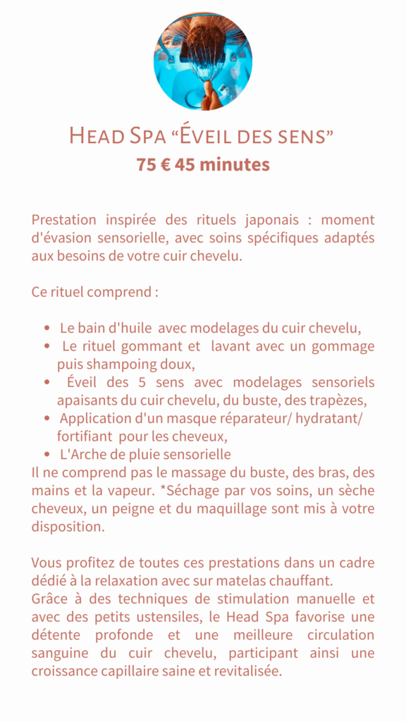 head spa éveil des sens